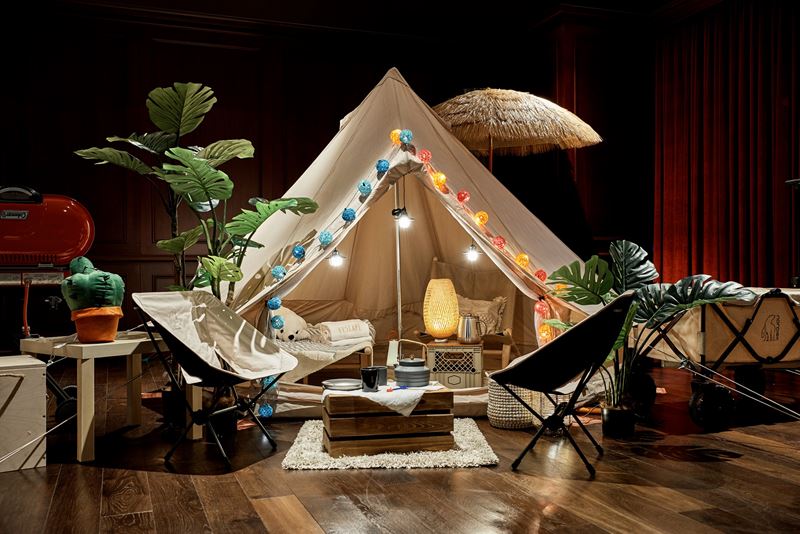 L'Escape Hotel Seoul x Nordisk: Glamping-Zimmer im Fünf-Sterne-Hotel