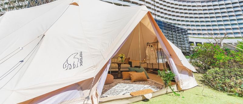 Sheraton Glamping with Nordisk: Glamping im Sheraton Grande Tokyo Bay Hotel