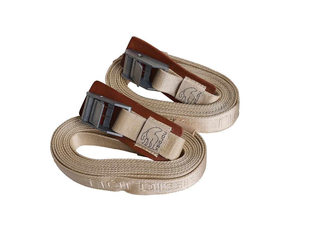 Webbing Straps set (2 pcs) | 2.5cm x 350cm - Sandshell
