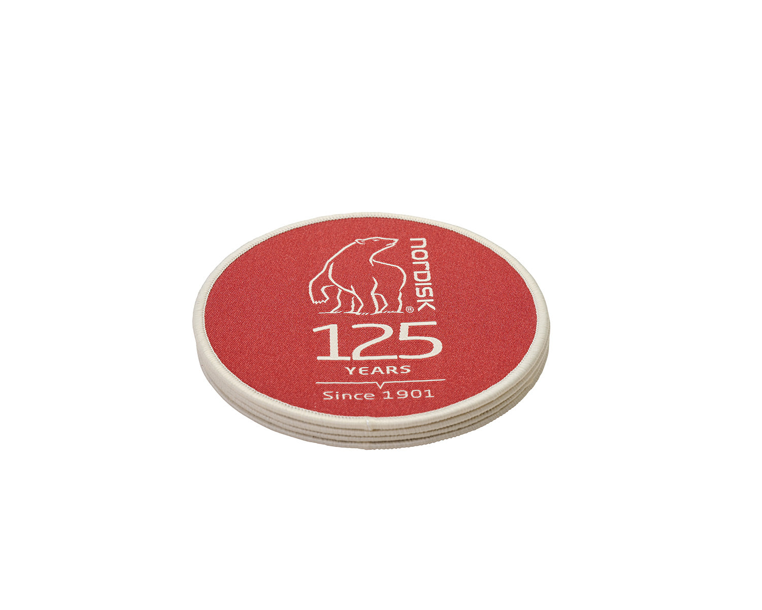 125 Jahre Untersetzer (4 Stück) - Red Ochre