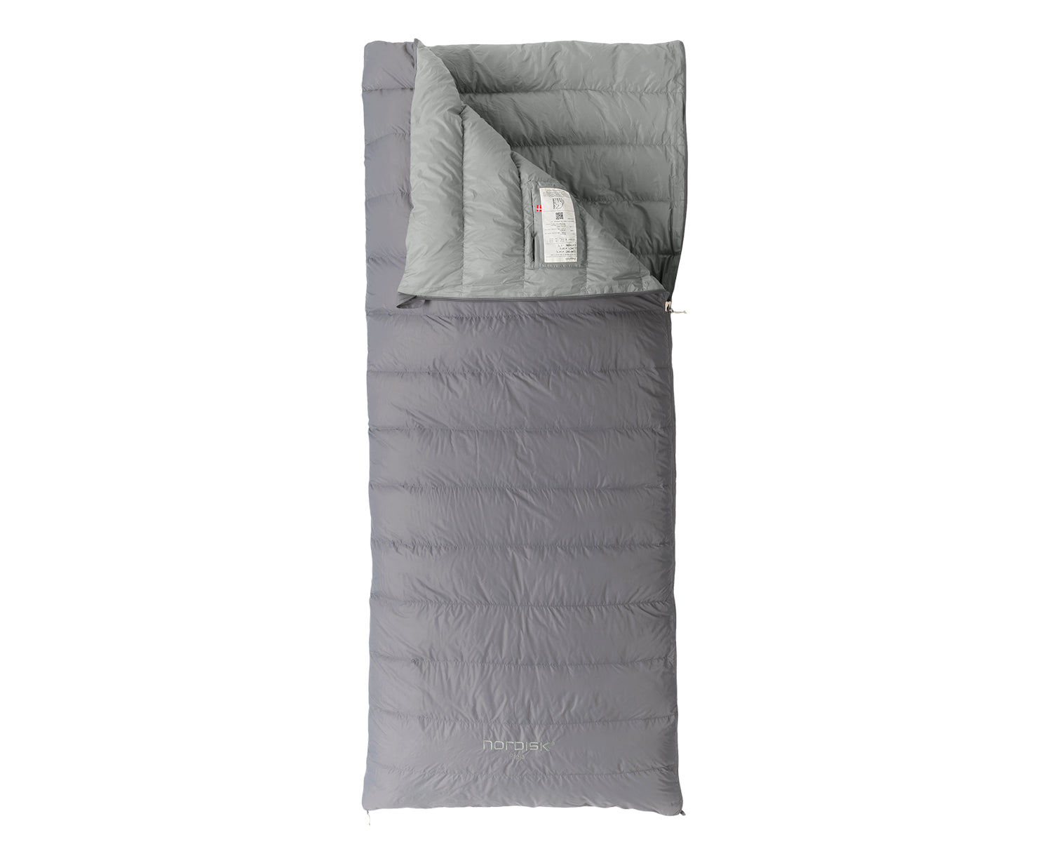 Freja +10° Blanket Sleeping Bag - Silver Filigree Grey