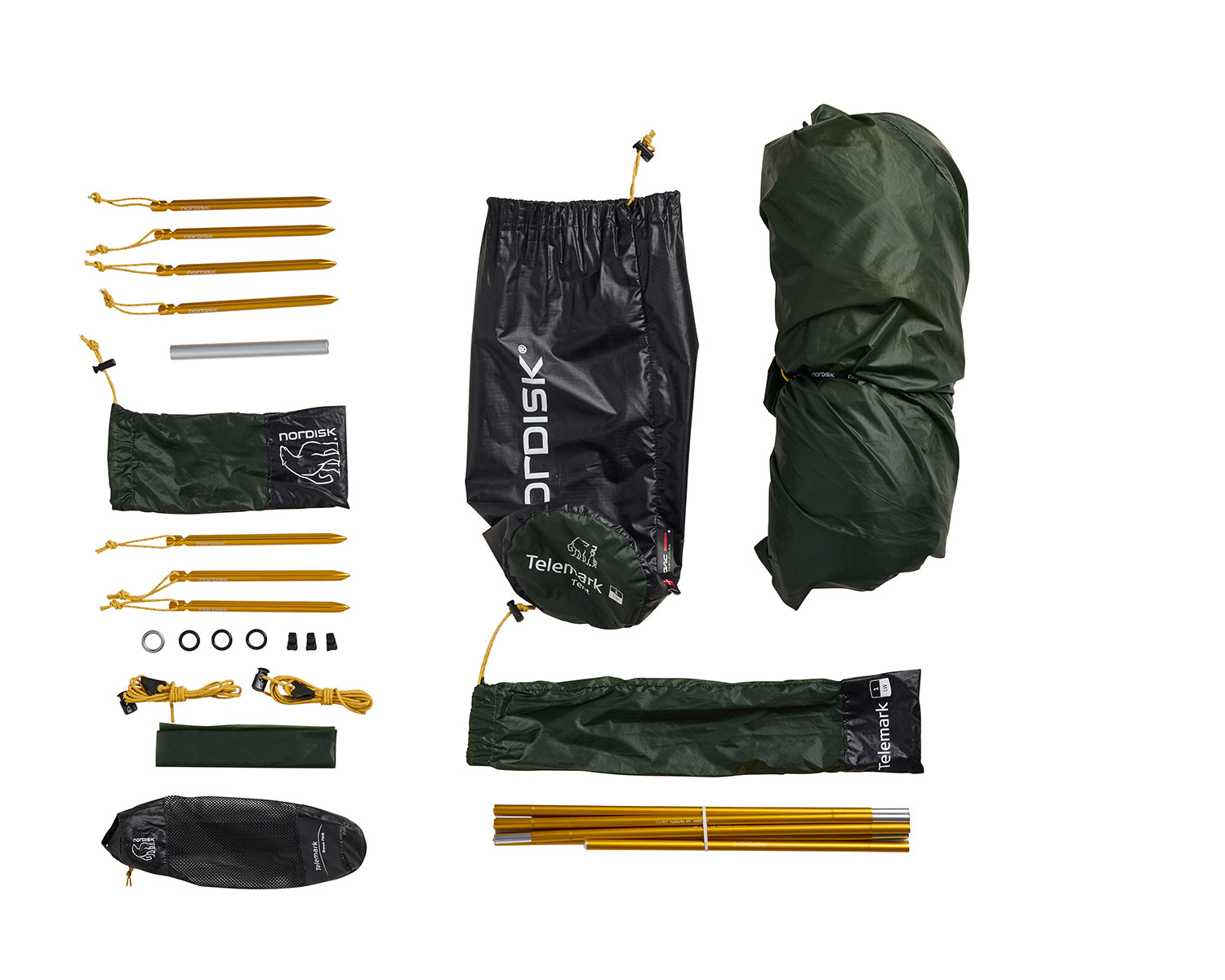 Telemark 1 LW (2.0) Zelt - Black Forest Green