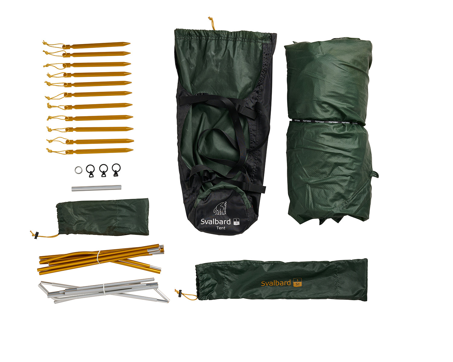 Svalbard 1 SI (2.0) Tent - Deep Forest Green