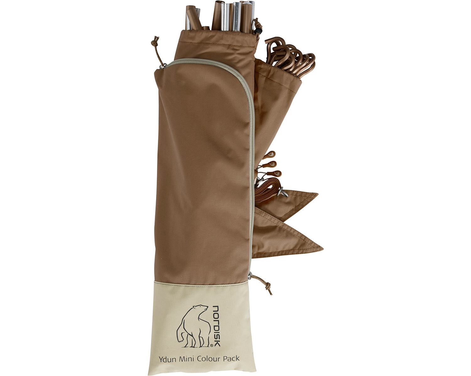 Ydun Tech Mini Zelt Incl. Colour Pack - 2 Personen | Dachshund Chocolate