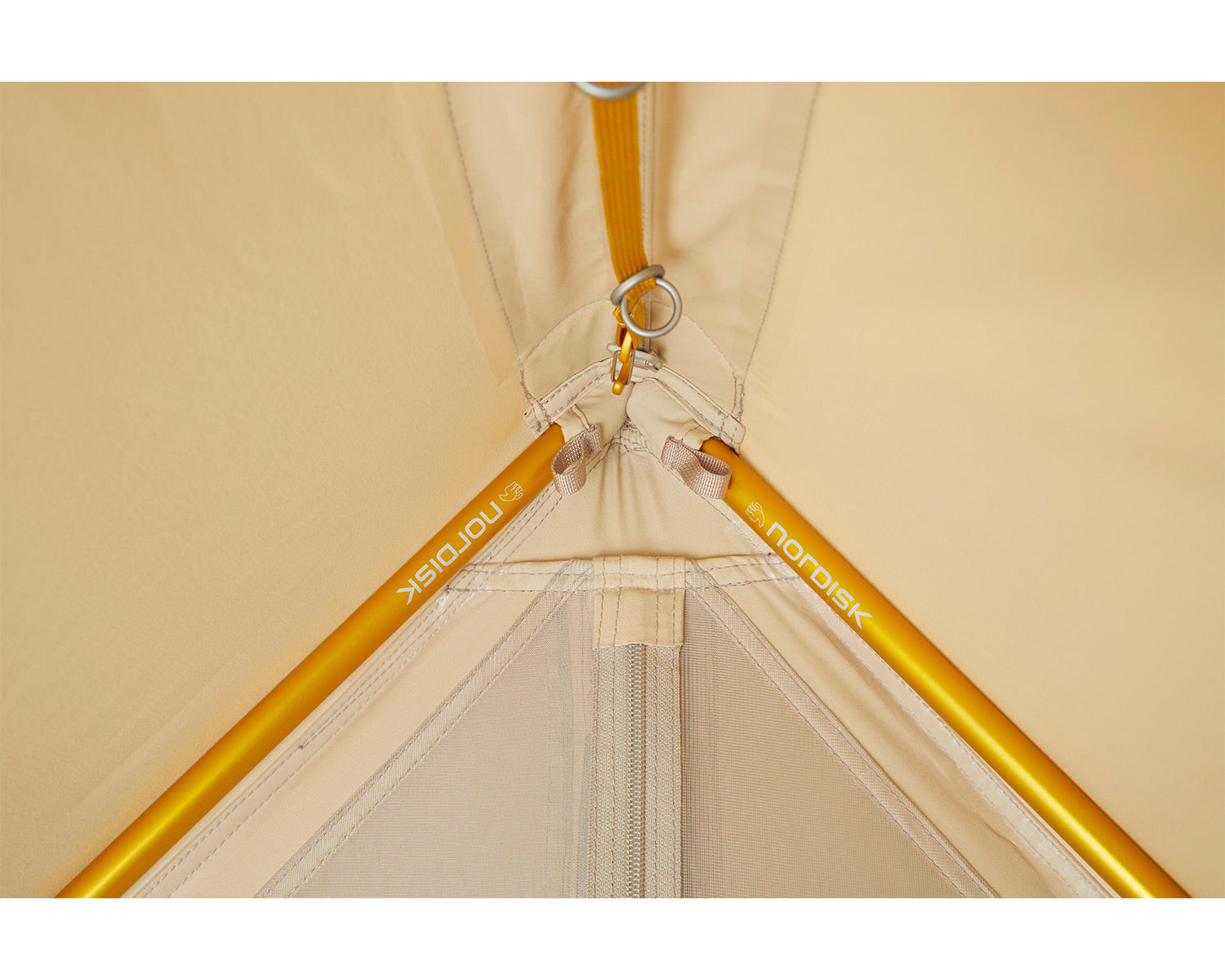 Ydun Tech Mini Zelt Incl. Colour Pack - 2 Personen | Mustard Yellow