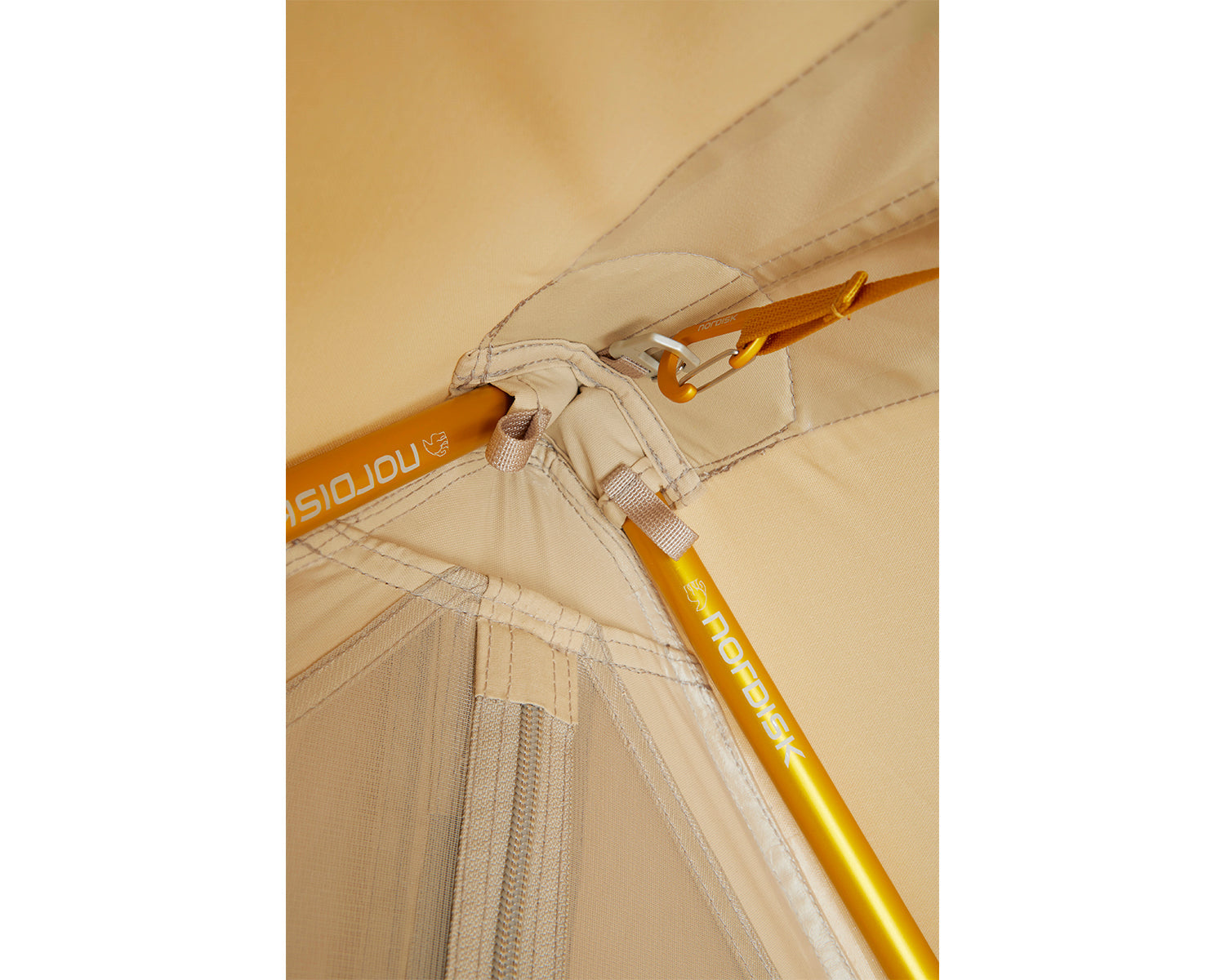 Ydun Tech Mini Zelt Incl. Colour Pack - 2 Personen | Mustard Yellow