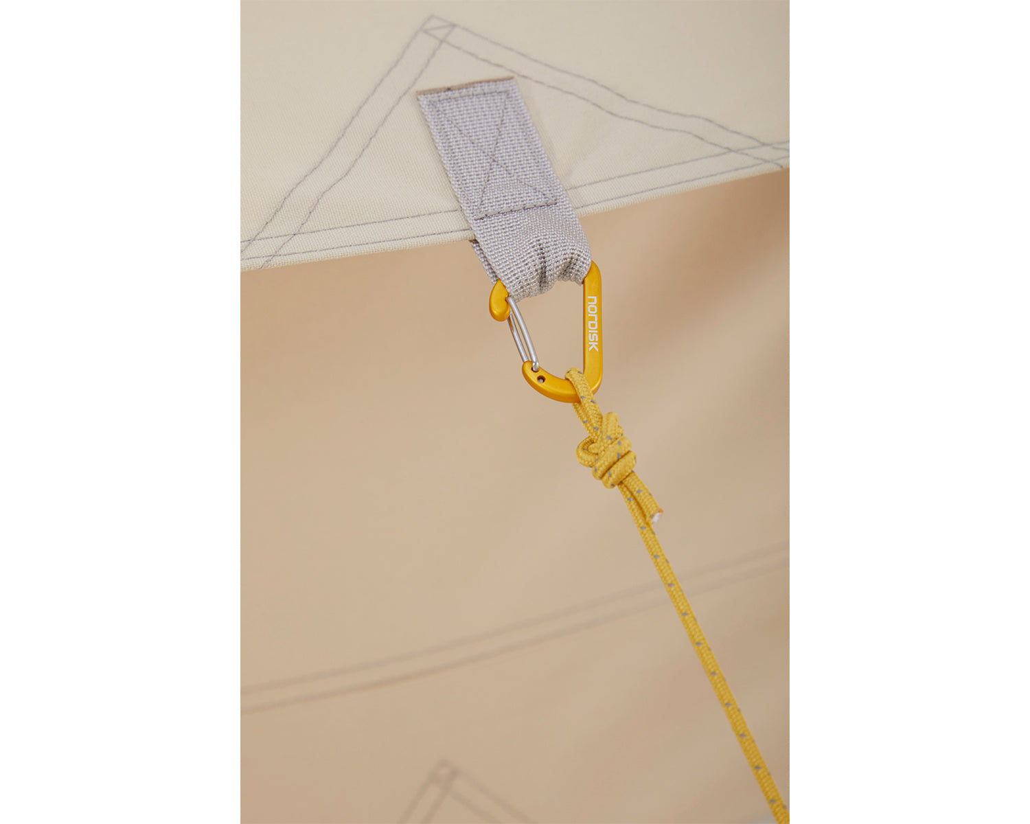 Ydun Tech Mini Zelt Incl. Colour Pack - 2 Personen | Mustard Yellow