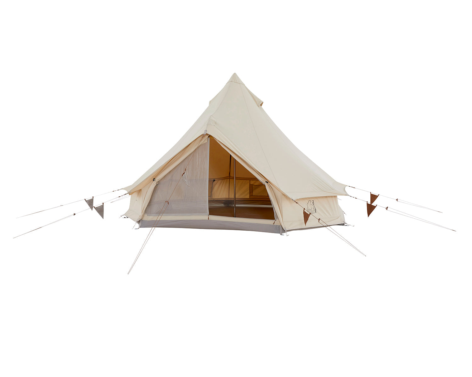 Asgard Tech Mini Glamping Zelt Incl. Colour Pack - 2 Personen | Dachshund Chocolate