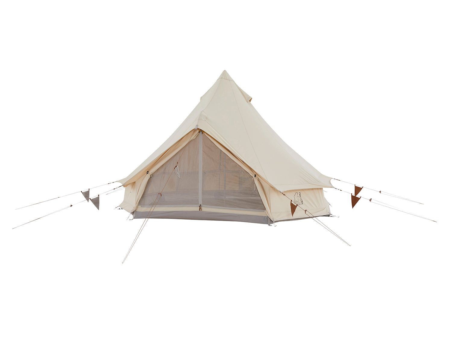 Asgard Tech Mini Glamping Zelt Incl. Colour Pack - 2 Personen | Dachshund Chocolate