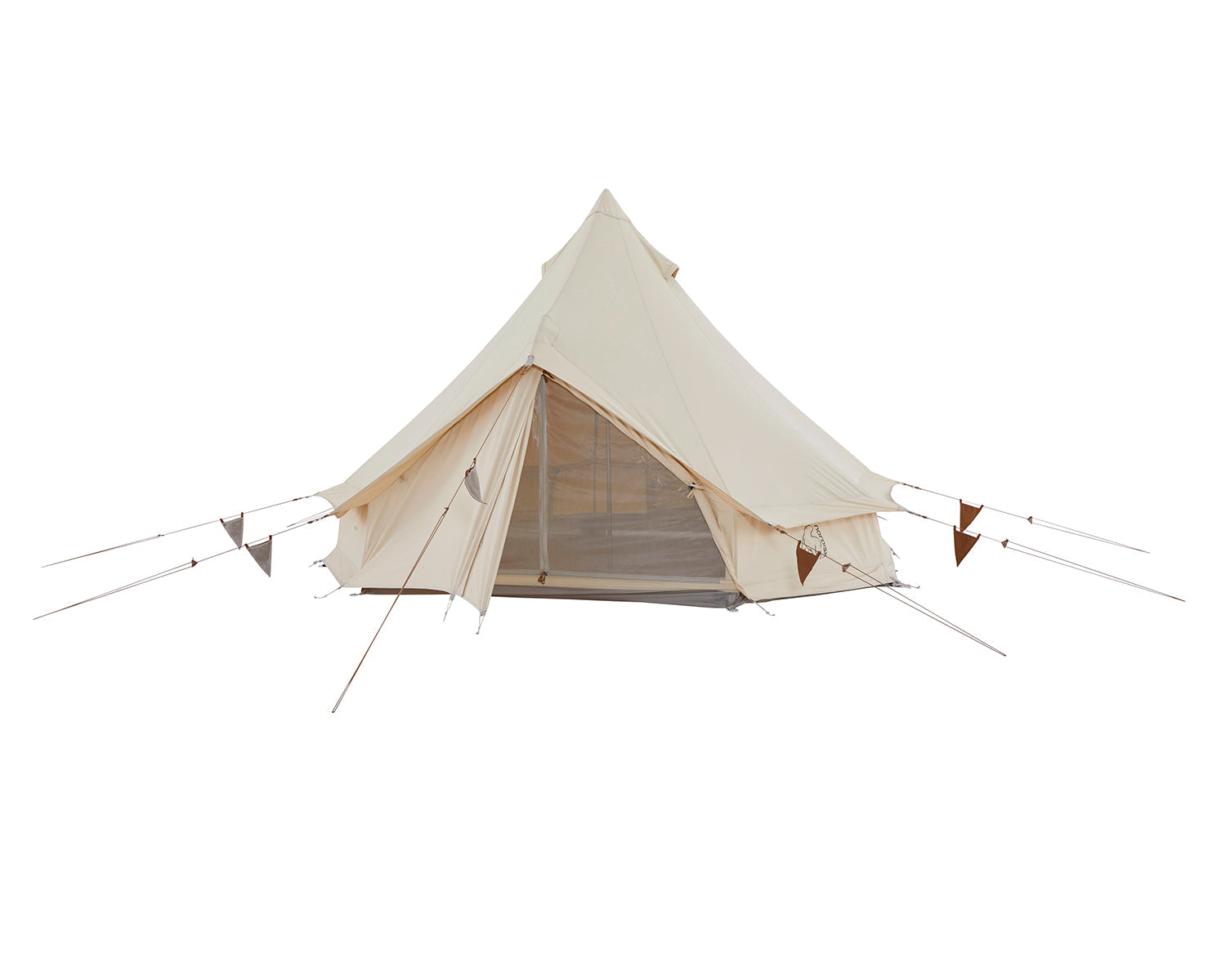 Asgard Tech Mini Glamping Zelt Incl. Colour Pack - 2 Personen | Dachshund Chocolate