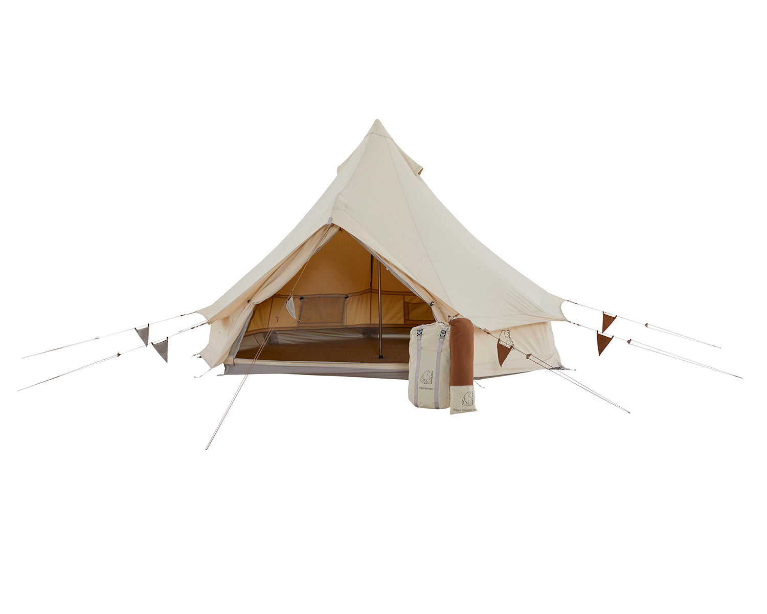 Asgard Tech Mini Glamping Zelt Incl. Colour Pack - 2 Personen | Dachshund Chocolate