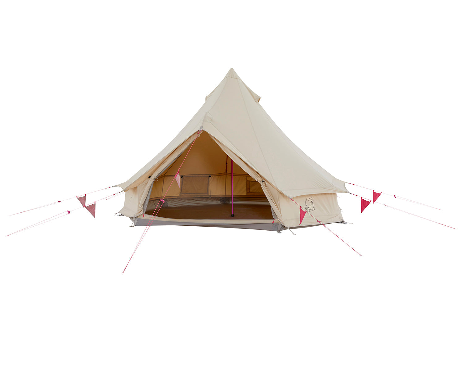Asgard Tech Mini Glamping Zelt Incl. Colour Pack - 2 Personen | Azalea Cherry Pink