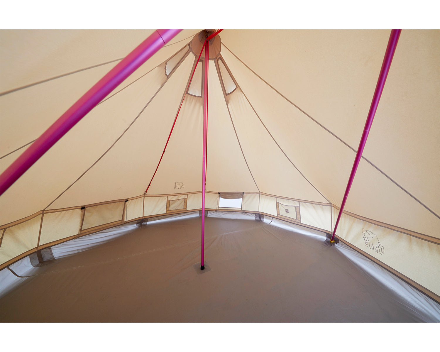 Asgard Tech Mini Glamping Zelt Incl. Colour Pack - 2 Personen | Azalea Cherry Pink
