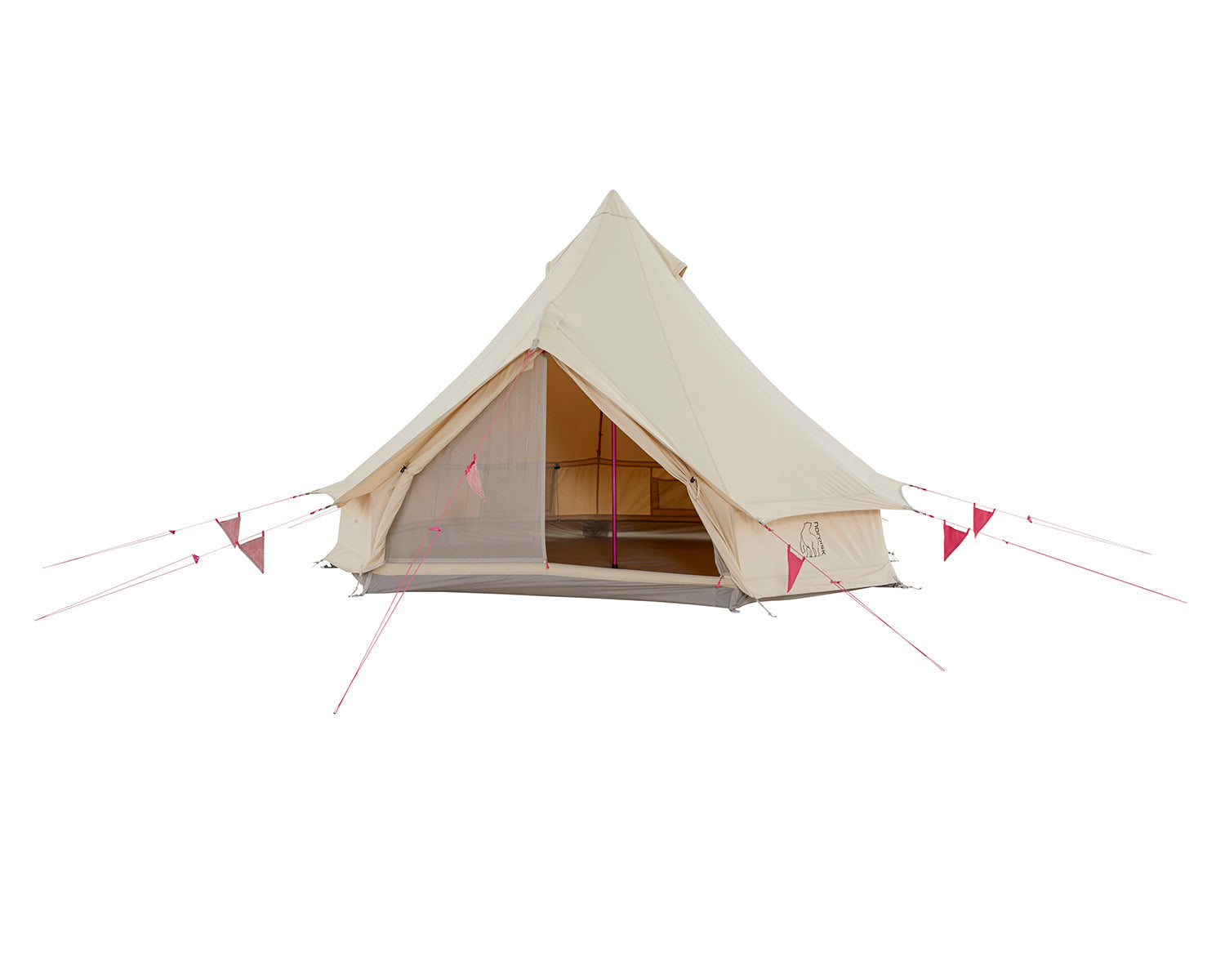 Asgard Tech Mini Glamping Zelt Incl. Colour Pack - 2 Personen | Azalea Cherry Pink