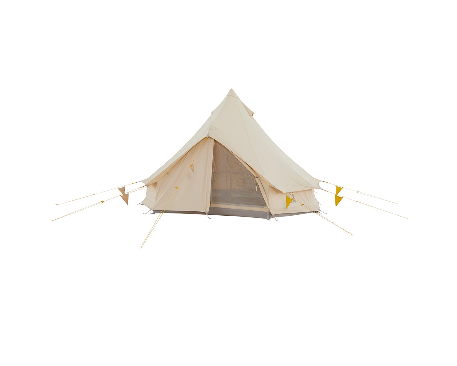Asgard Tech Mini Glamping Zelt Incl. Colour Pack - 2 Personen | Mustard Yellow