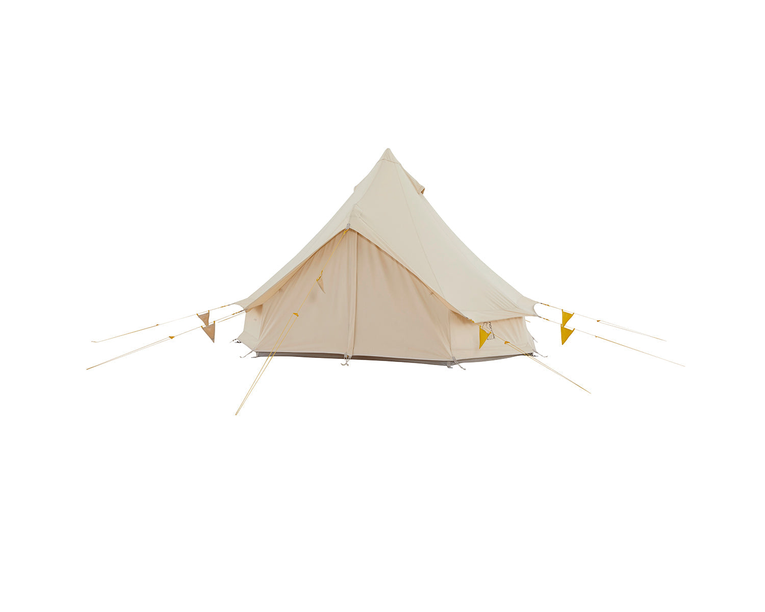 Asgard Tech Mini Glamping Zelt Incl. Colour Pack - 2 Personen | Mustard Yellow