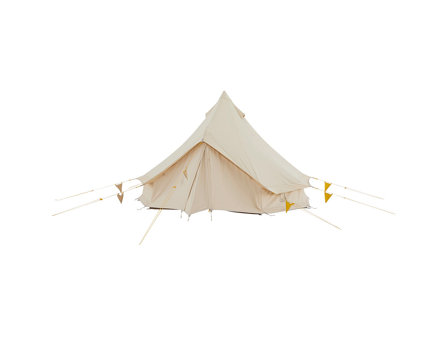 Asgard Tech Mini Glamping Zelt Incl. Colour Pack - 2 Personen | Mustard Yellow