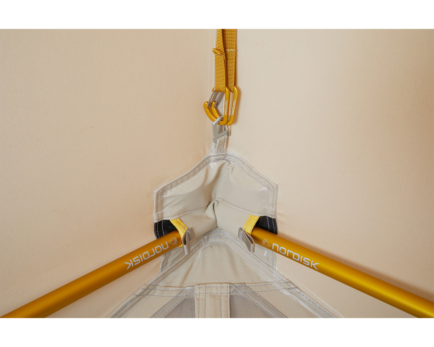 Asgard Tech Mini Glamping Zelt Incl. Colour Pack - 2 Personen | Mustard Yellow