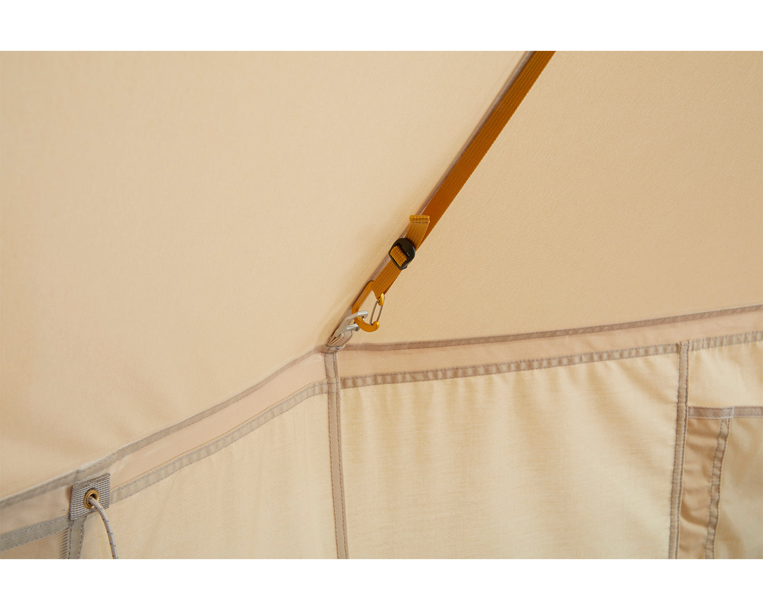 Asgard Tech Mini Glamping Zelt Incl. Colour Pack - 2 Personen | Mustard Yellow