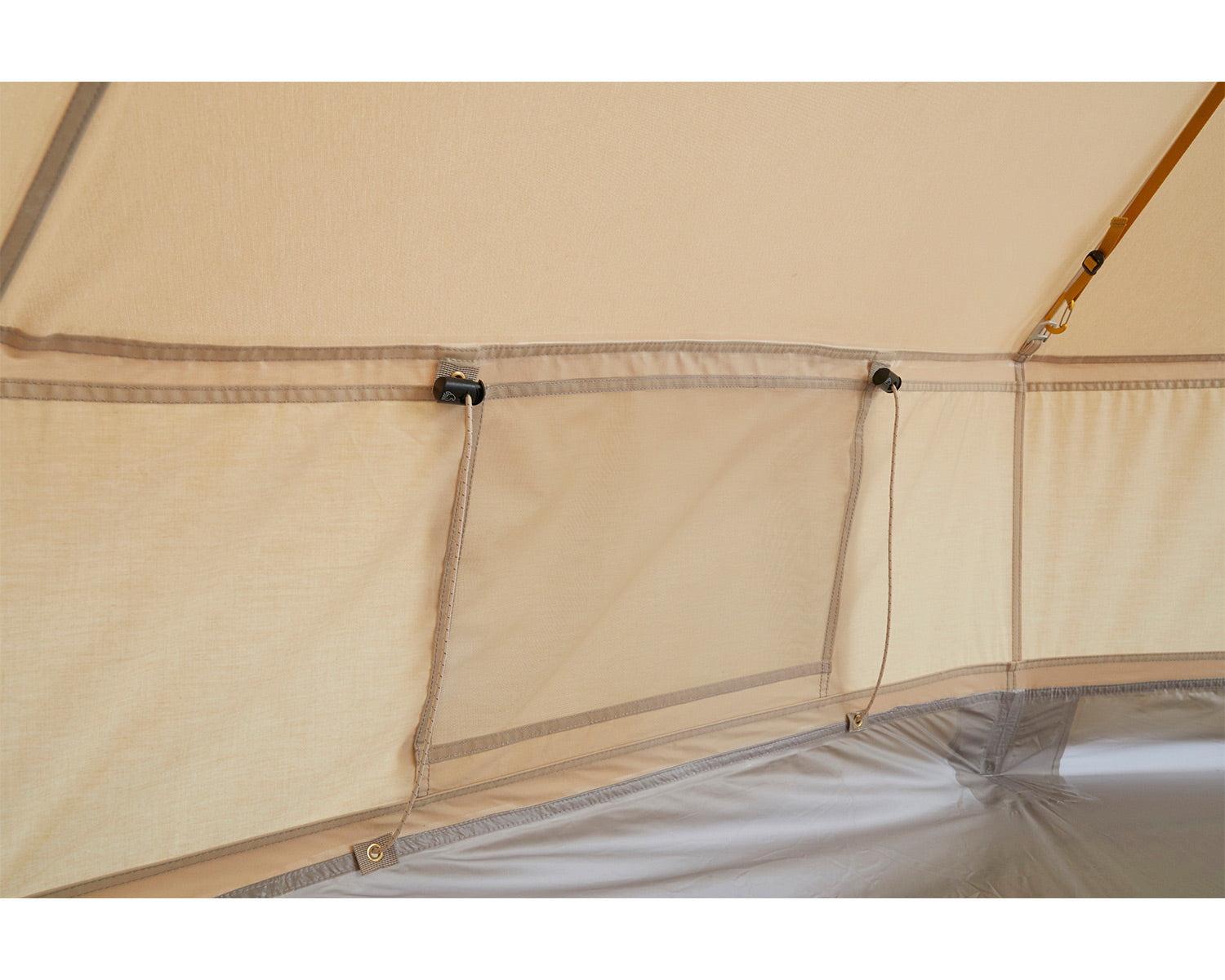 Asgard Tech Mini Glamping Zelt Incl. Colour Pack - 2 Personen | Mustard Yellow