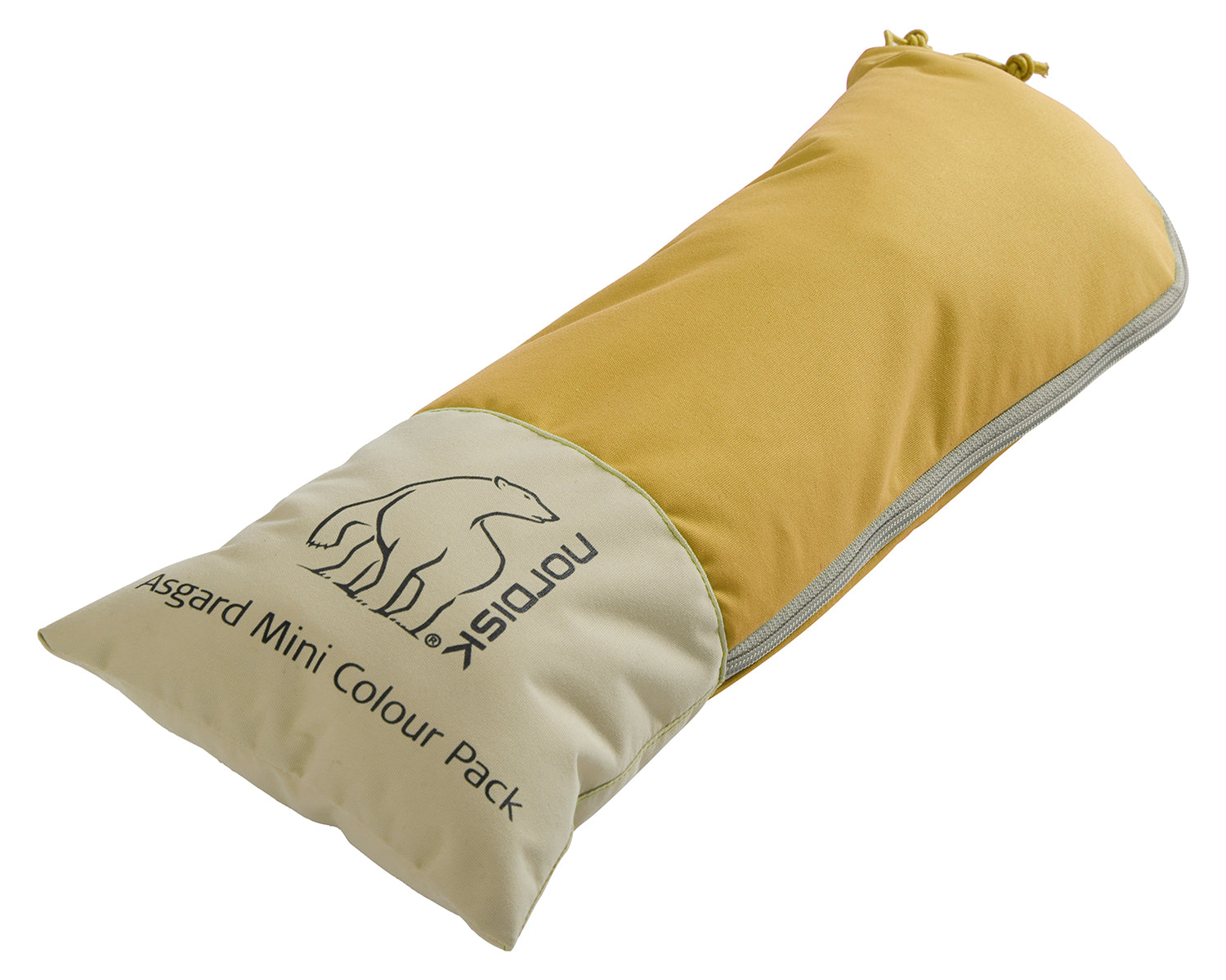 Asgard Tech Mini Glamping Zelt Incl. Colour Pack - 2 Personen | Mustard Yellow