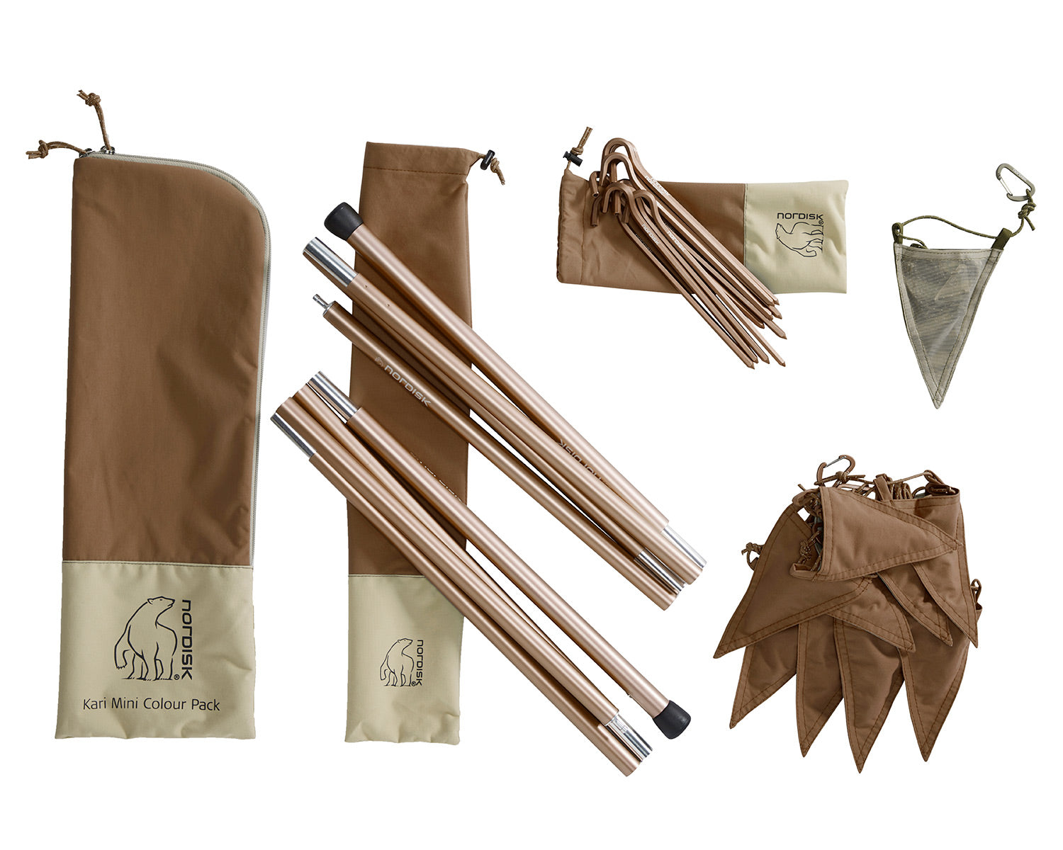 Kari Tech Mini Tarp Incl. Colour Pack - Dachshund Chocolate