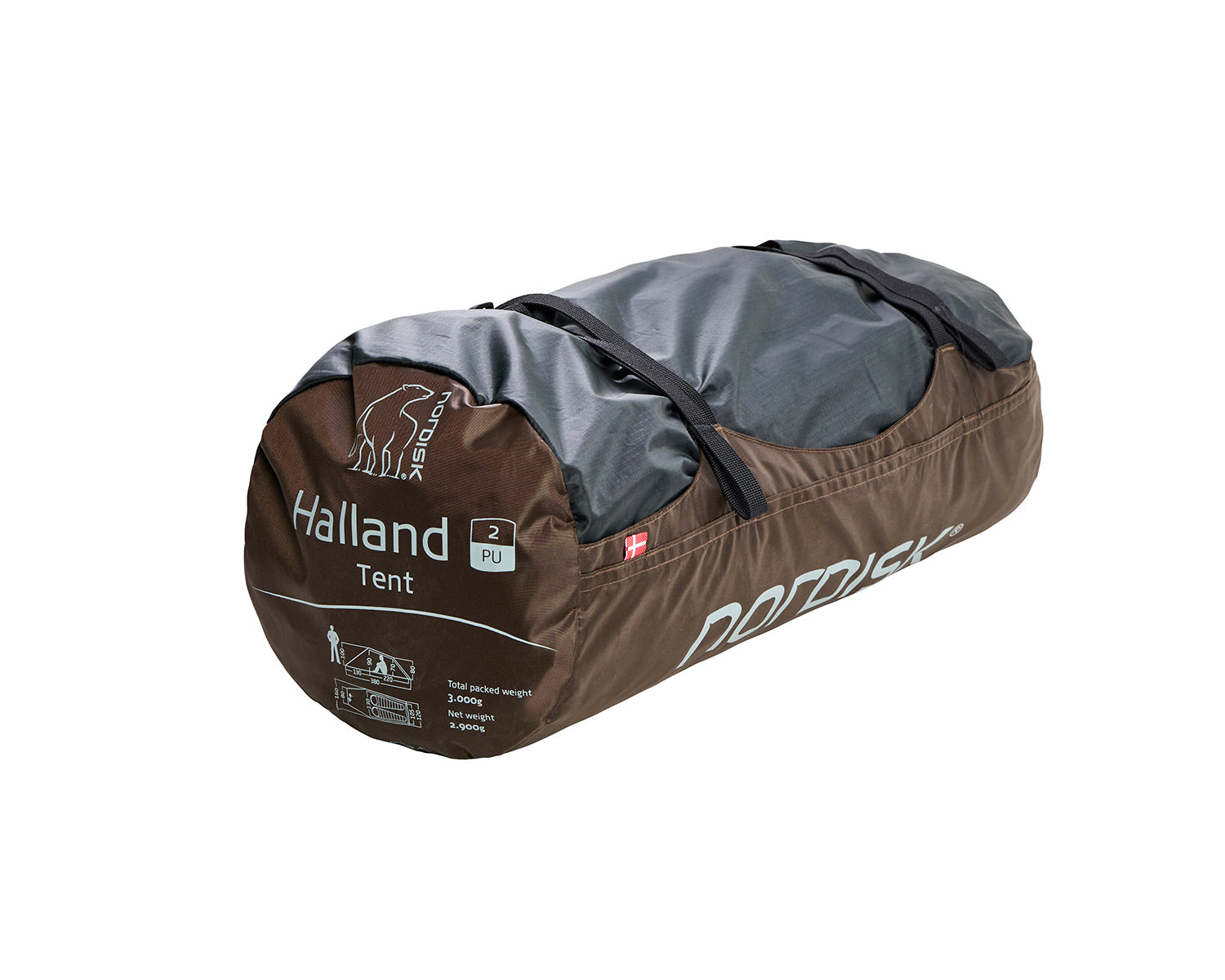 Halland 2 PU (2.0) Zelt | Jet Set Black