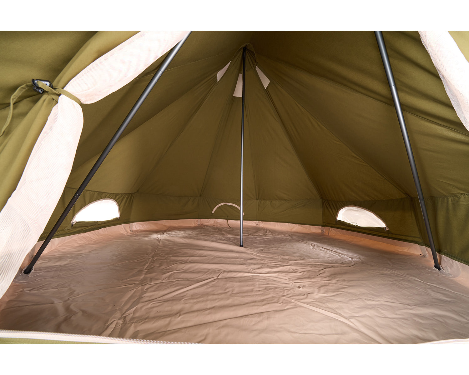 Asgard 7.1 Glamping Zelt - 7.1 m² | 3 Personen | Green Khaki