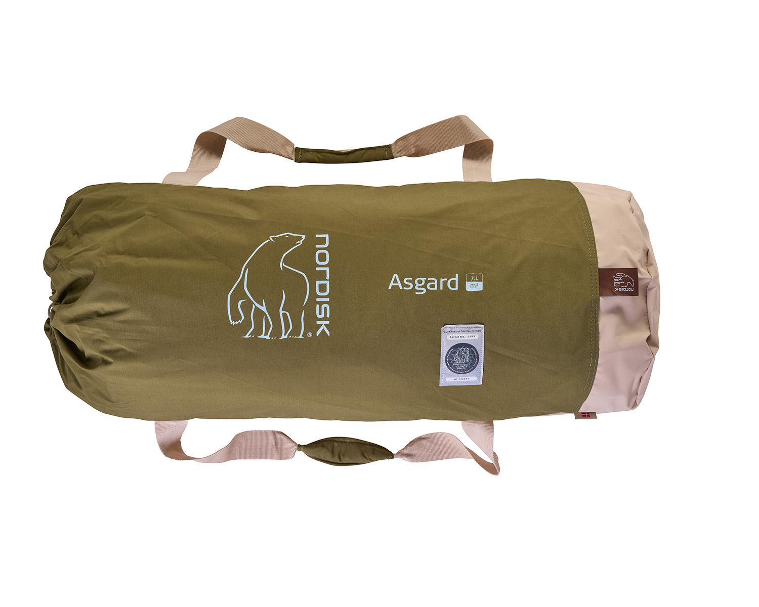Asgard 7.1 Glamping Zelt - 7.1 m² | 3 Personen | Green Khaki