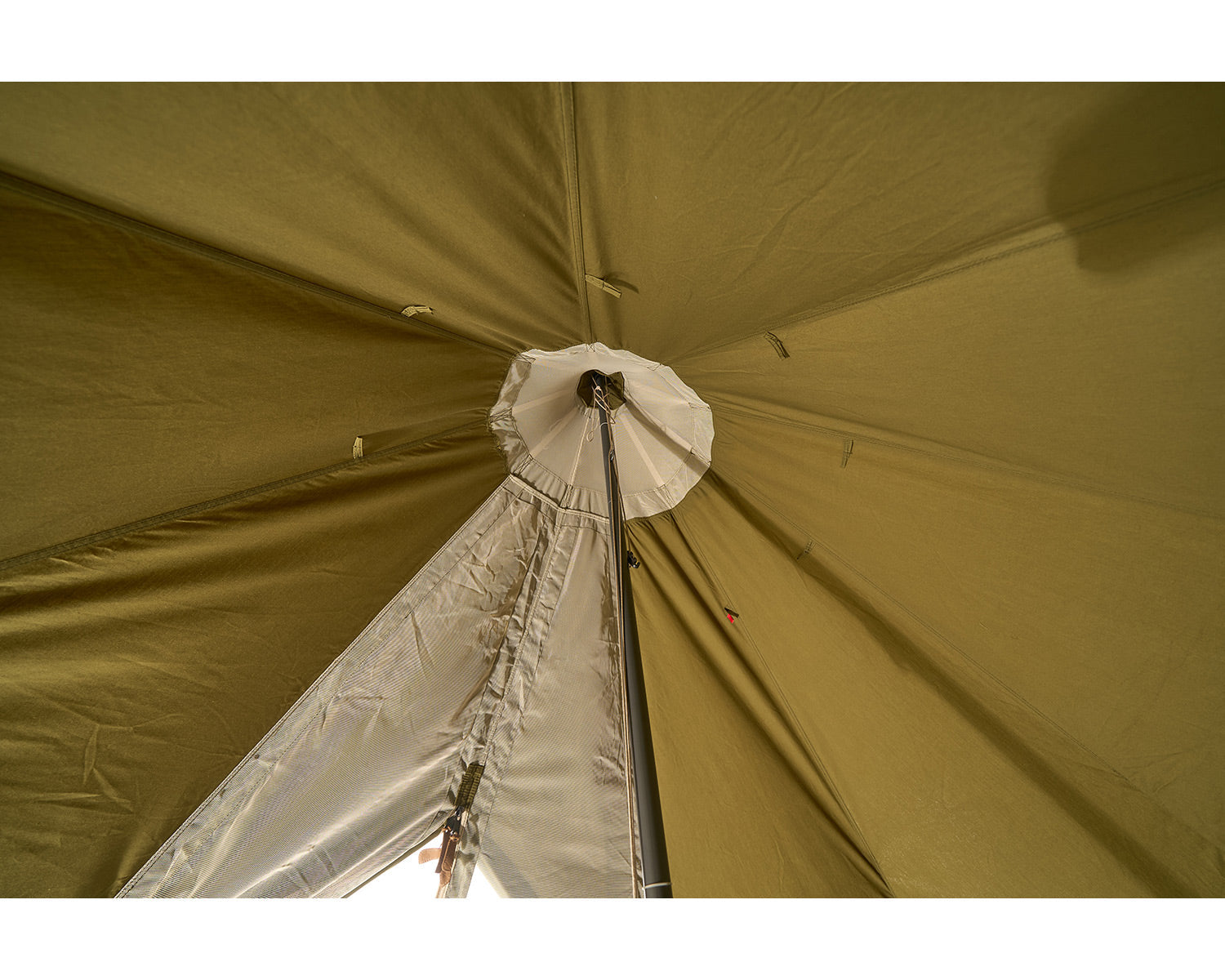 Alfheim 12.6 Glamping Zelt - 12.6 m² | 6 Personen | Green Khaki