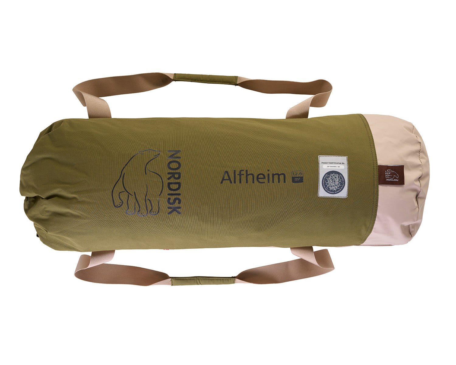 Alfheim 12.6 Glamping Zelt - 12.6 m² | 6 Personen | Green Khaki