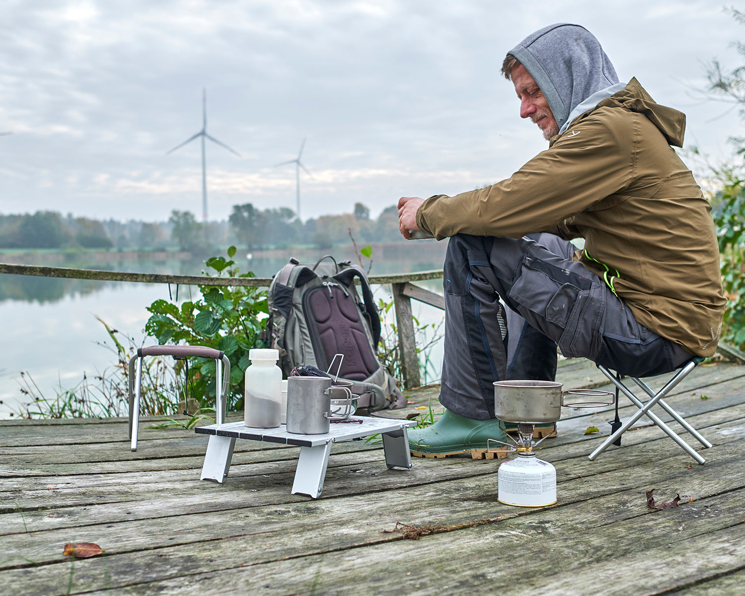 Sinyala Micro vierbeiniger Stuhl - Falcon Grey