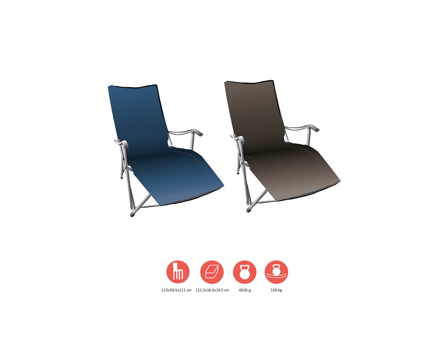 El Tovar Lounger Stuhl - Falcon Grey