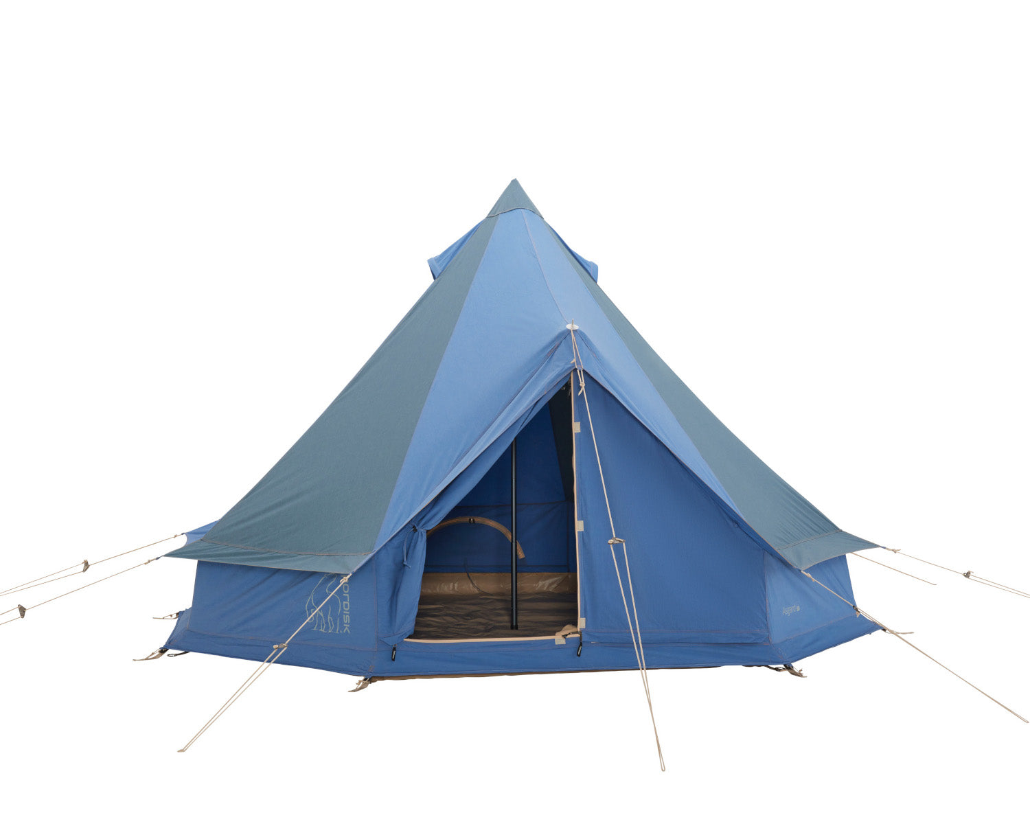 Asgard 7.1 Glamping Zelt - 7.1 m² | 3 Personen | Denim