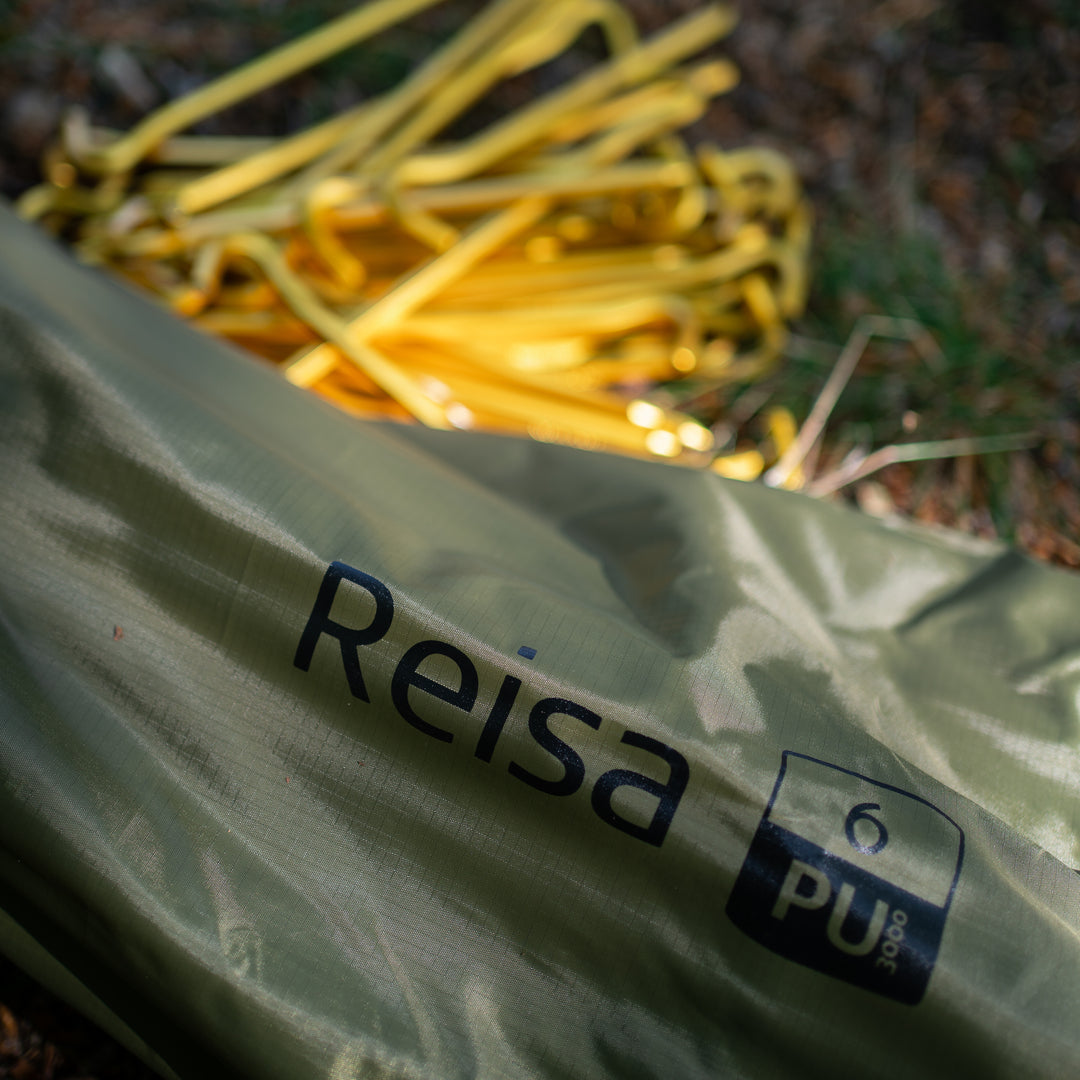 Reisa 6 PU Zelt mit Bodenschürze - 6 Personen | Beige