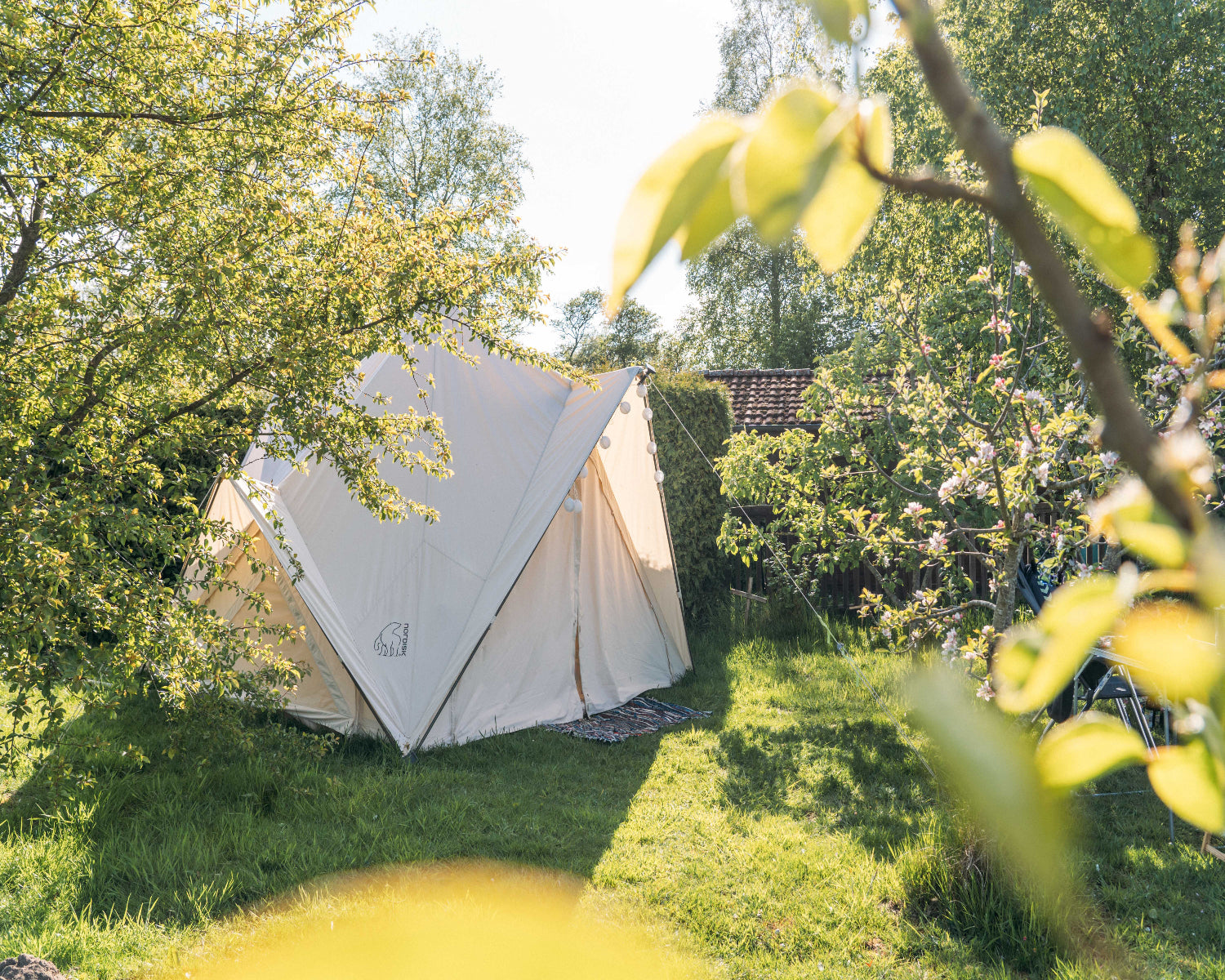 Midgard 9.2 Glamping Zelt - 9.2 m² | 6 Personen | Sandshell