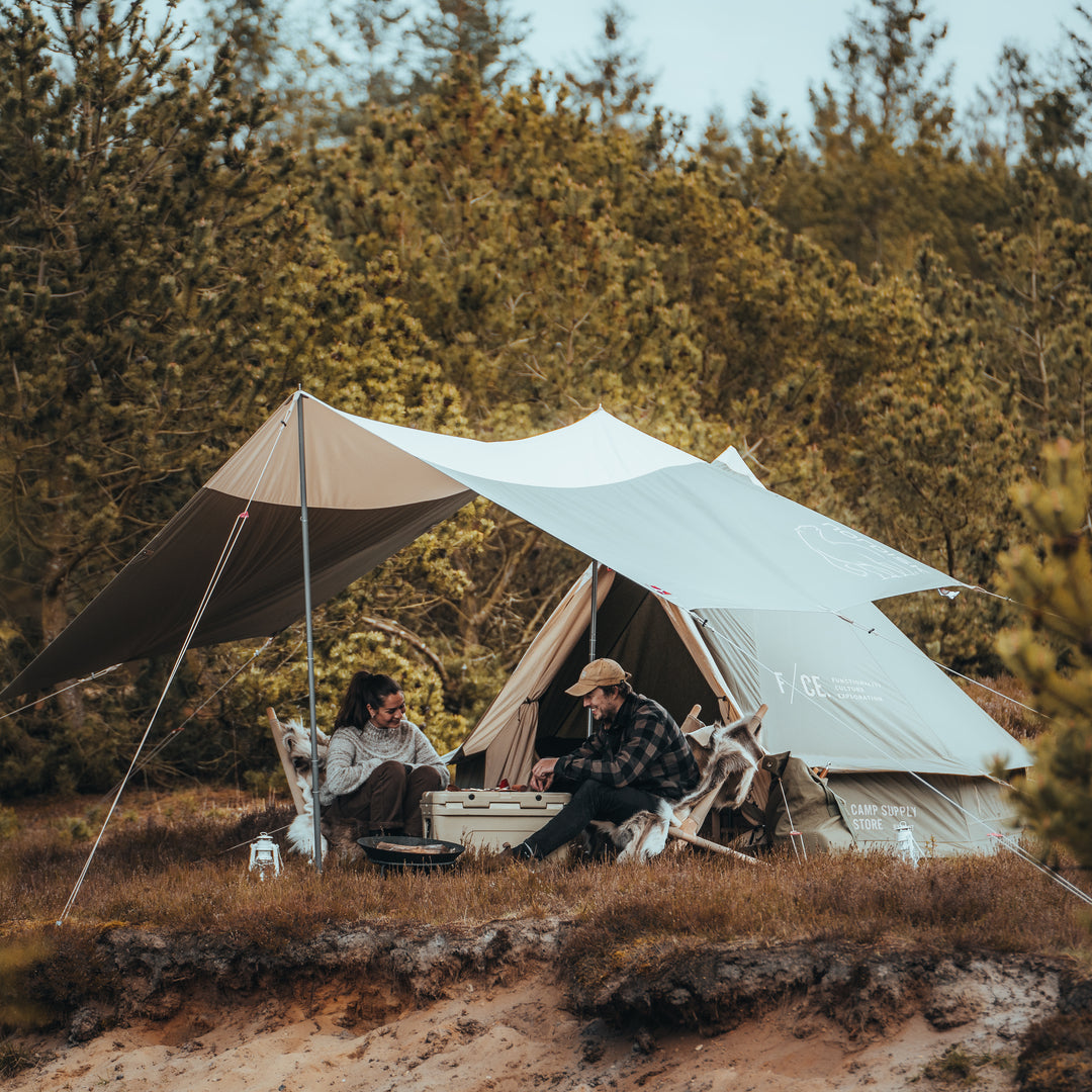 Asgard 7.2 Glamping Tent - 7.2 m² | 3 person | Sage Green