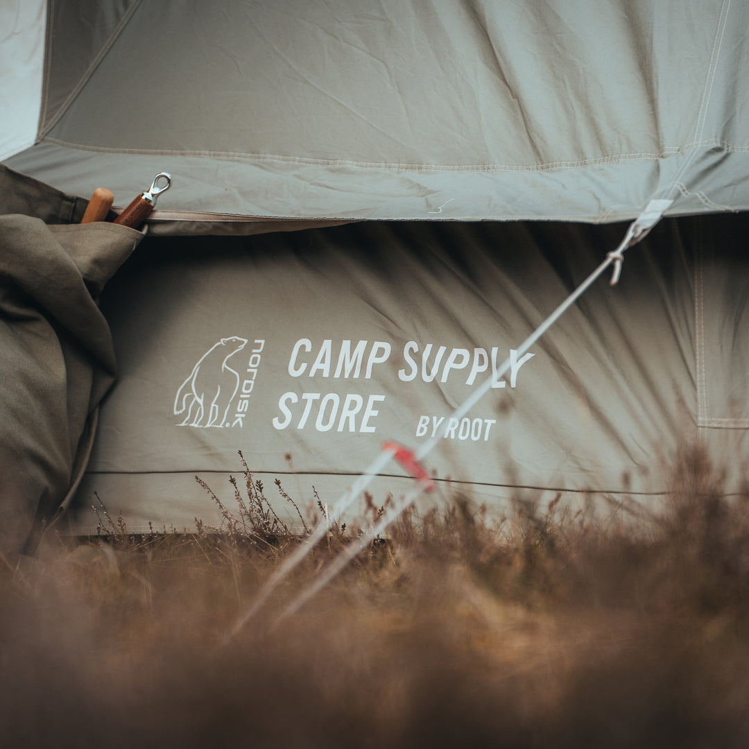 F/CE. × Nordisk Asgard 7.2 Glamping Tent - 7.2 m² | 3 person | Sage Green
