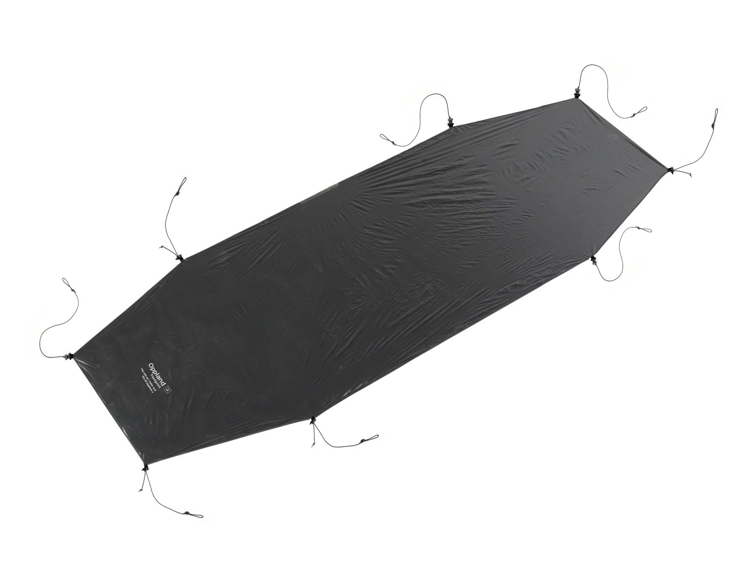 Oppland 2 PU/SI/LW Zeltunterlage - Black
