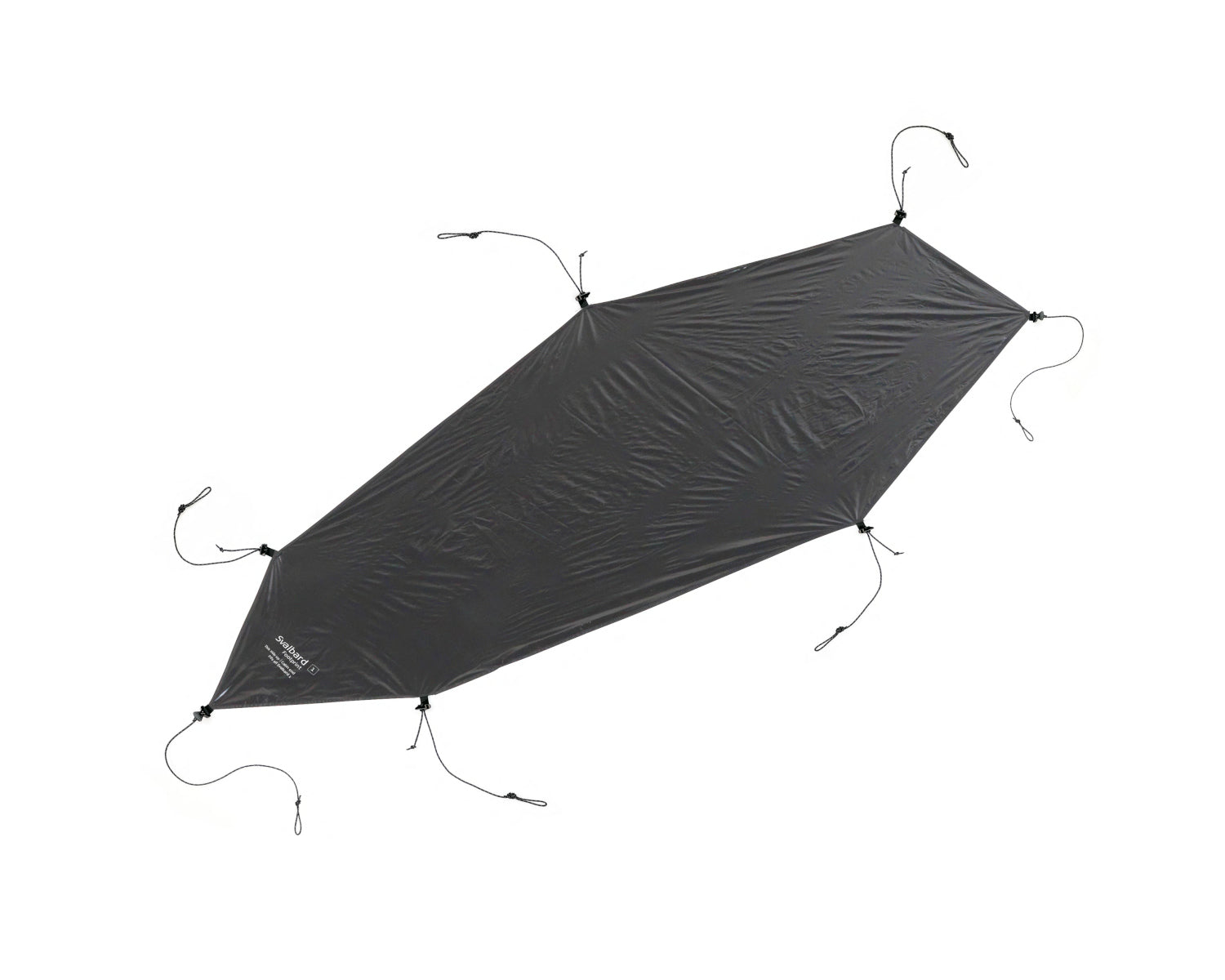 Svalbard 1 PU/SI Zeltunterlage - Black