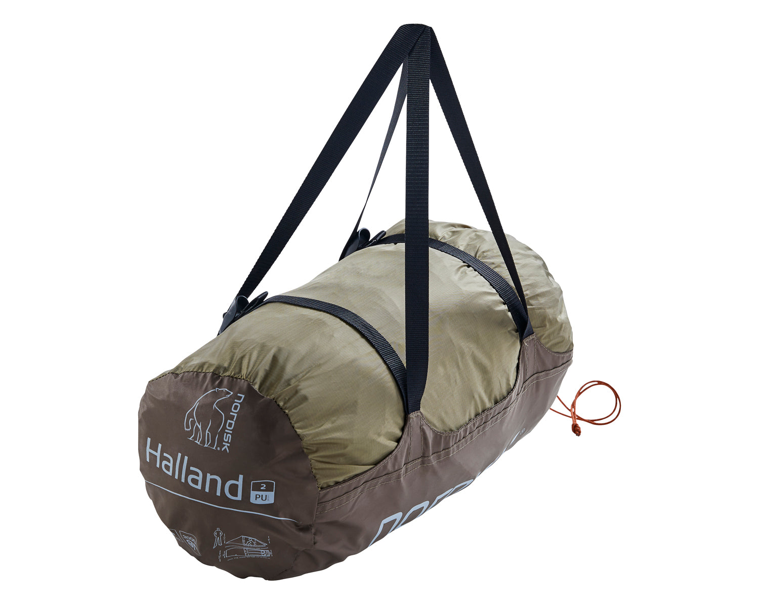 Halland 2 PU Zelt - 2 Personen | Dark Olive