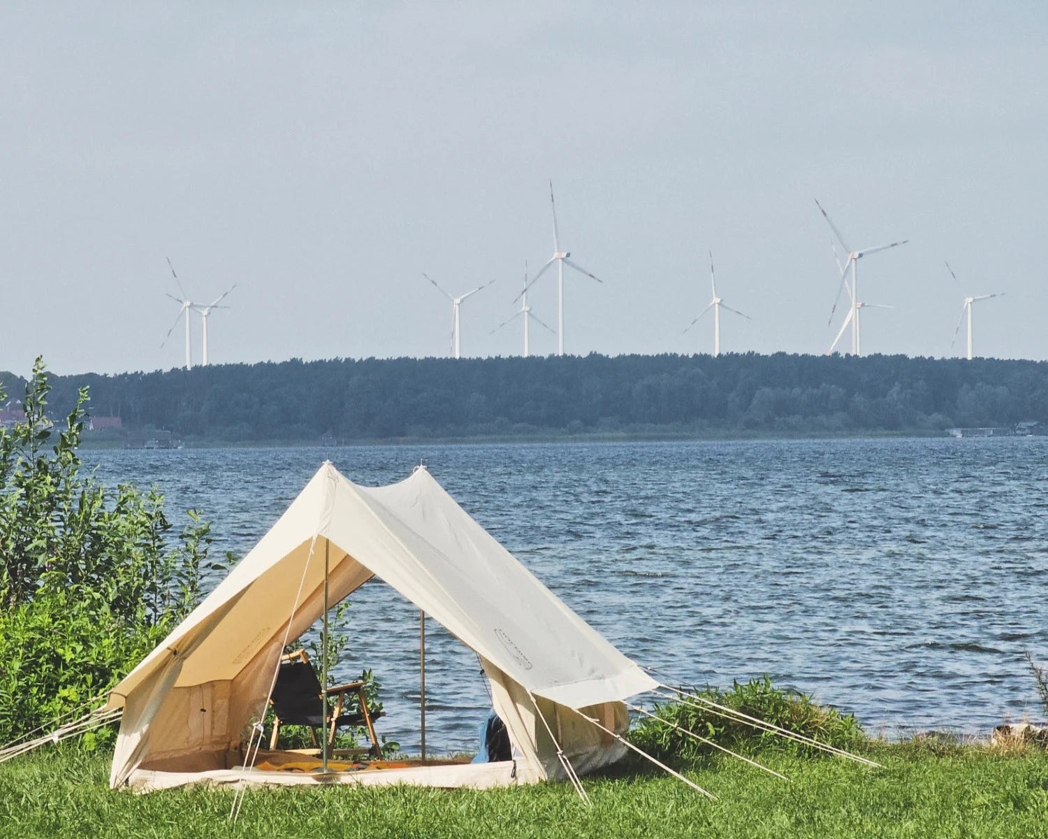 Ydun 5.5 Glamping Zelt - 5.5 m² | 4 Personen | Sandshell