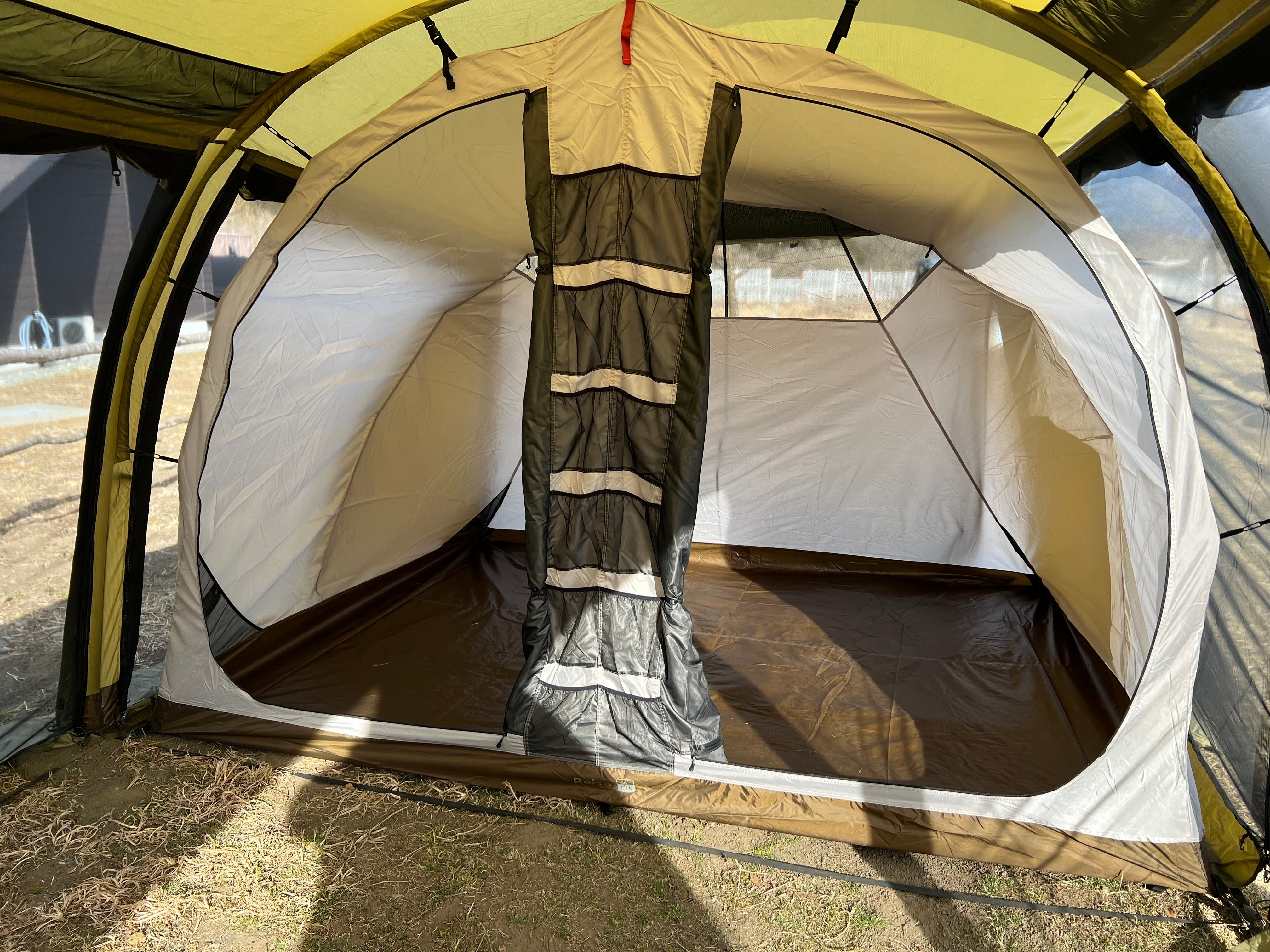 Reisa 6 PU Zelt mit Bodenschürze - 6 Personen | Dark Olive