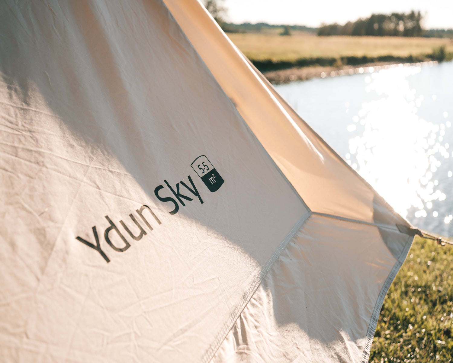 Ydun Sky 5.5 Glamping Zelt - 5.5 m² | 4 Personen | Sandshell