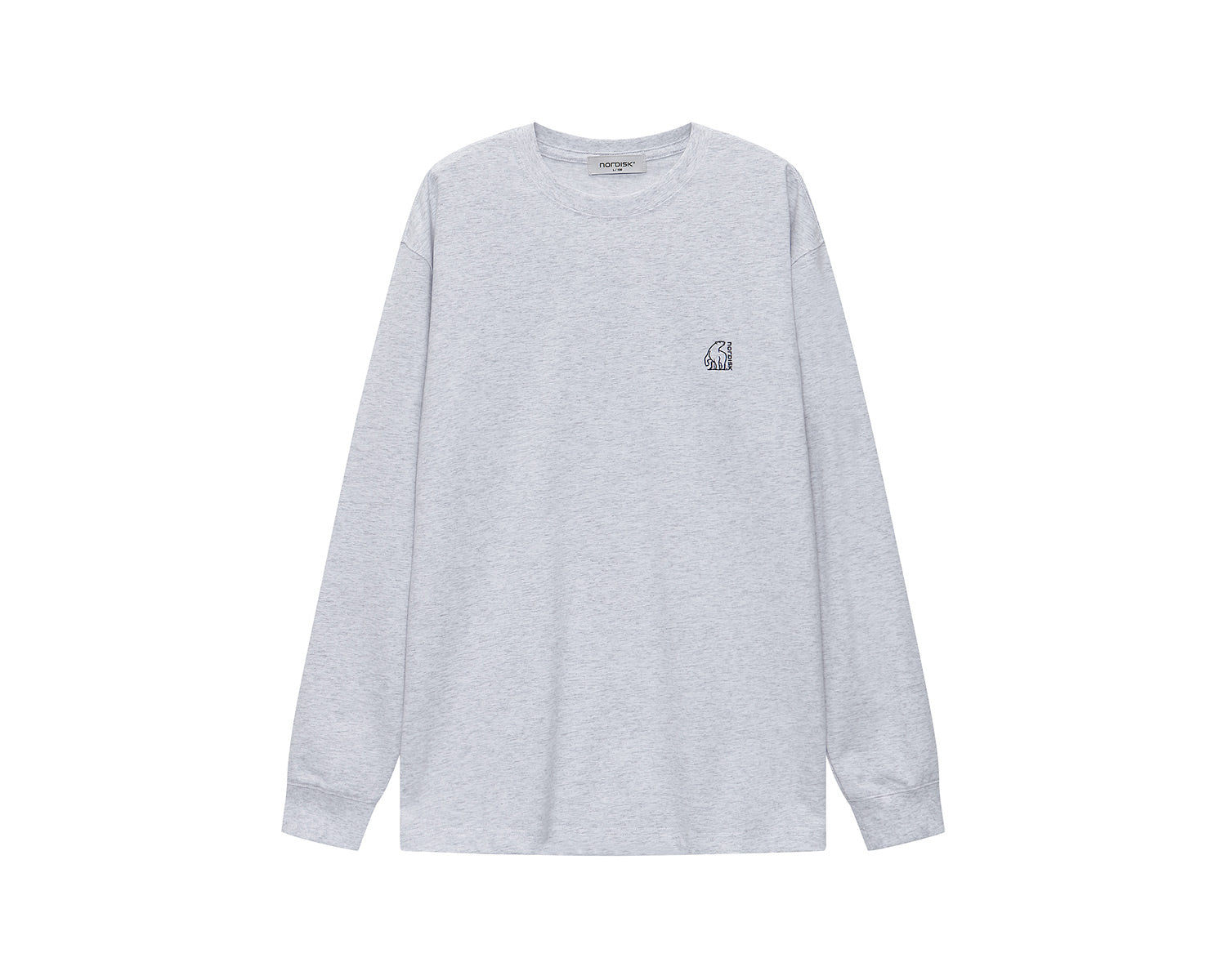 Eisbär Langarm-T-Shirt Herren - Light Grey