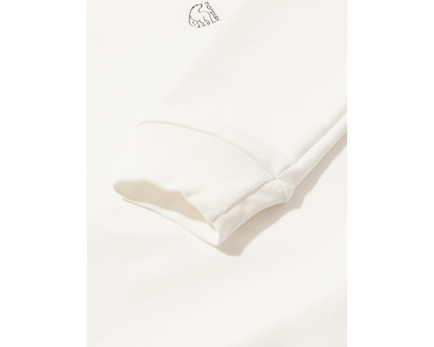 Cartoon Sauna Eisbär Graphic Sweatshirt Unisex - Off White