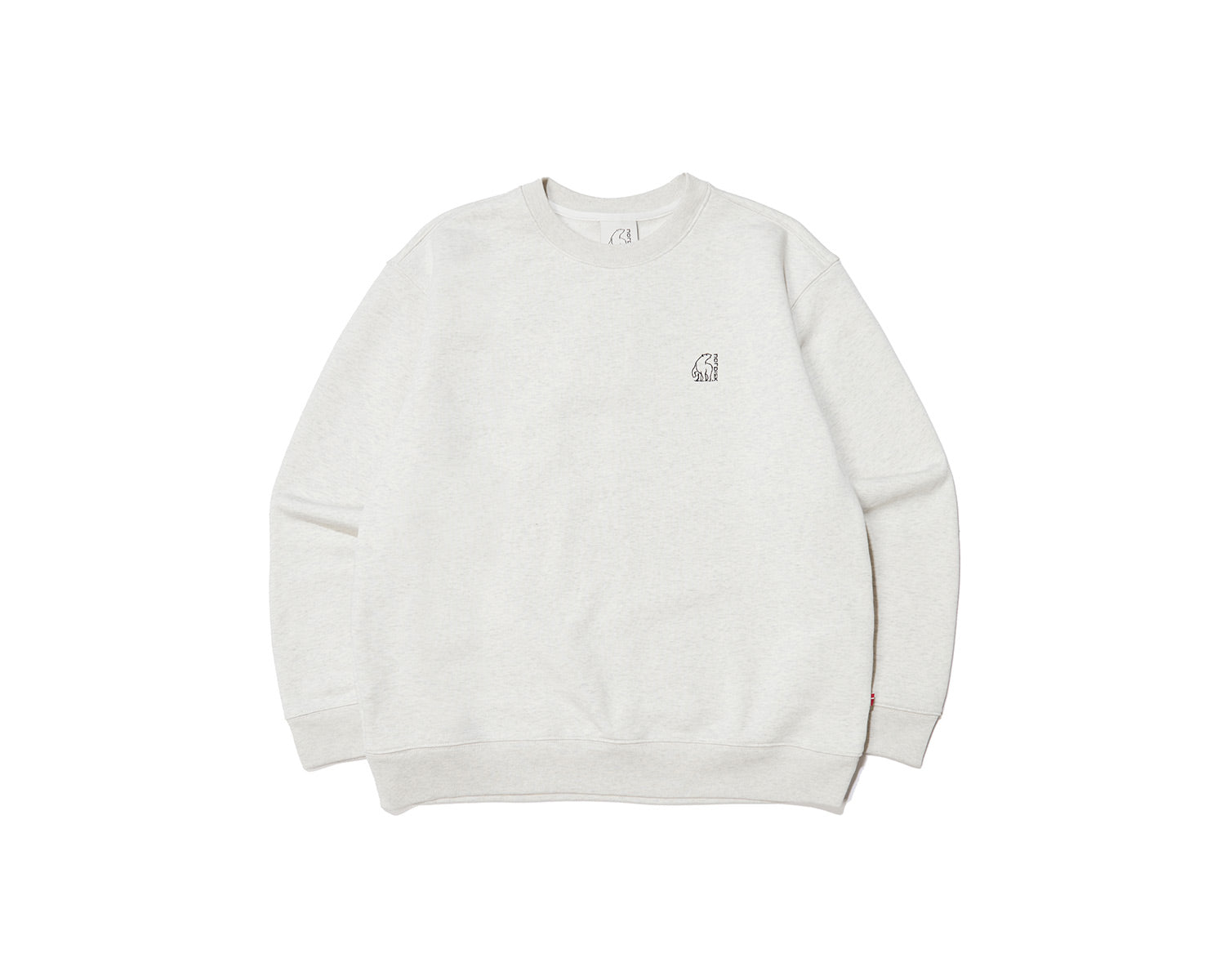 Camping Sweatshirt Unisex - Oatmeal Melange Beige