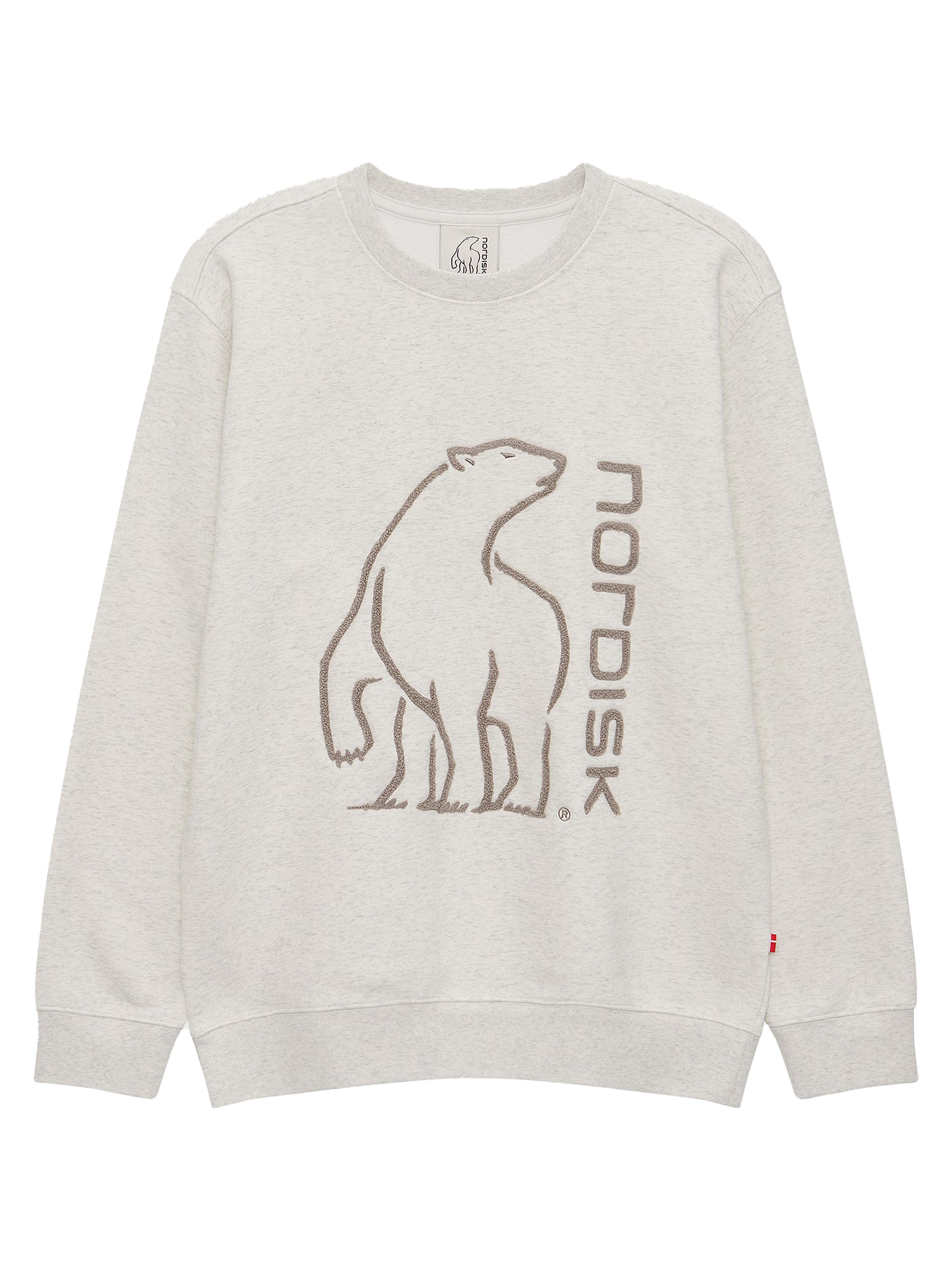 Basic Sweatshirt Unisex - Oatmeal Melange Beige