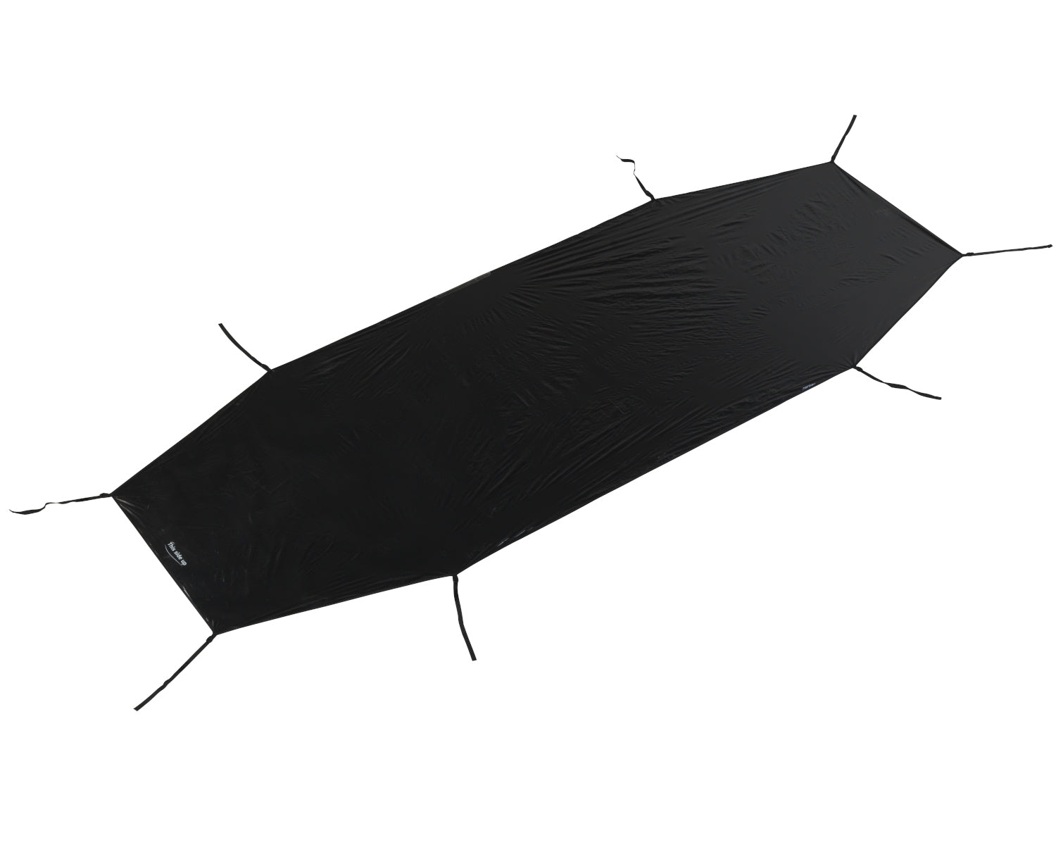 Oppland 2 SI/LW Zeltunterlage - Black
