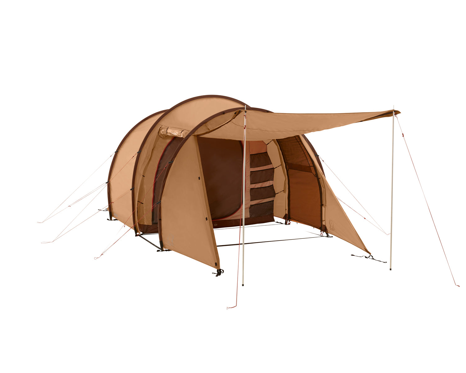 Reisa 4 PU Zelt - 4 Personen | Cashew/Brown